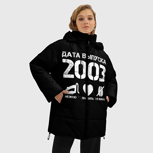 Женская зимняя куртка Дата выпуска 2003 / 3D-Светло-серый – фото 3