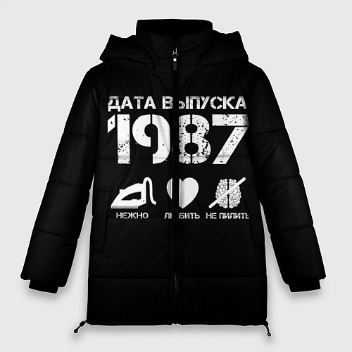 Женская зимняя куртка Дата выпуска 1987 / 3D-Черный – фото 1