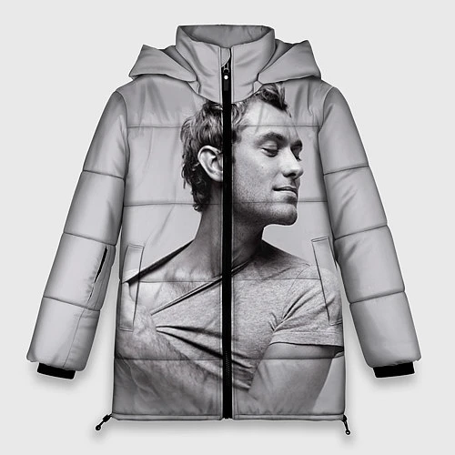 Женская зимняя куртка Джуд Лоу / 3D-Черный – фото 1