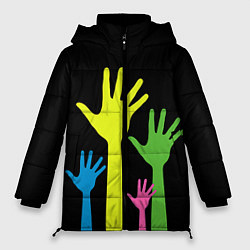 Куртка зимняя женская Руки вверх!, цвет: 3D-черный