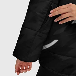 Куртка зимняя женская Black & white, цвет: 3D-черный — фото 2