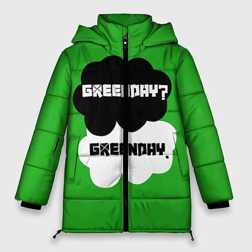Женская зимняя куртка Green Day Clouds / 3D-Черный – фото 1
