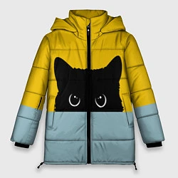 Женская зимняя куртка Черная кошка