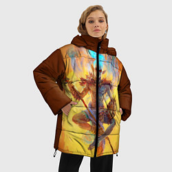 Куртка зимняя женская Вивек, цвет: 3D-красный — фото 2