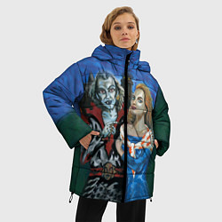 Куртка зимняя женская Король и Шут, цвет: 3D-черный — фото 2