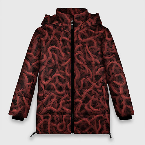 Женская зимняя куртка Сколопендры / 3D-Черный – фото 1