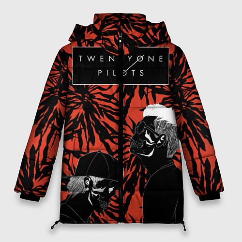 Женская зимняя куртка Twenty One Pilots / 3D-Черный – фото 1