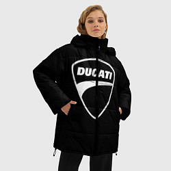 Куртка зимняя женская Ducati, цвет: 3D-черный — фото 2