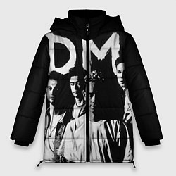 Куртка зимняя женская Depeche mode: black, цвет: 3D-черный