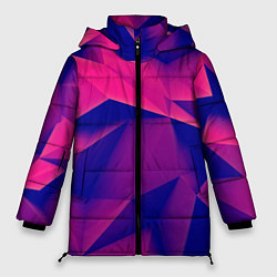 Куртка зимняя женская Violet polygon, цвет: 3D-черный