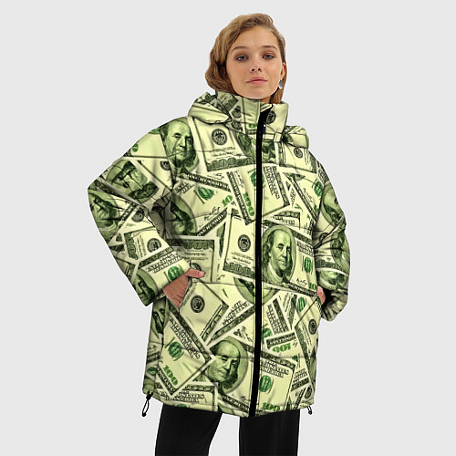 Женская зимняя куртка Benjamin Franklin / 3D-Светло-серый – фото 3