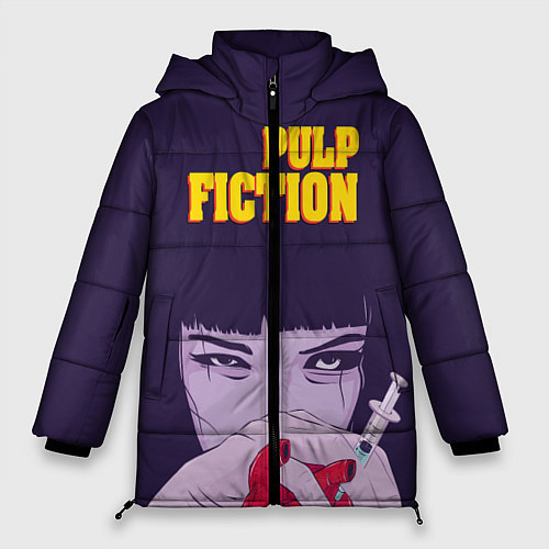 Женская зимняя куртка Pulp Fiction: Dope Heart / 3D-Черный – фото 1