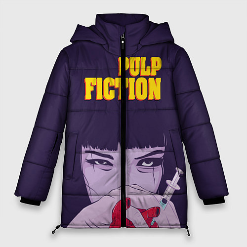 Женская зимняя куртка Pulp Fiction: Dope Heart / 3D-Красный – фото 1