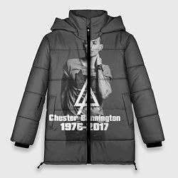 Куртка зимняя женская Память о Беннингтоне, цвет: 3D-красный