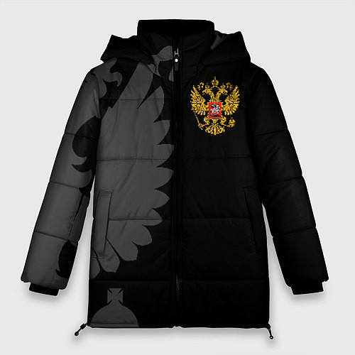 Женская зимняя куртка Russia - Black collection / 3D-Черный – фото 1