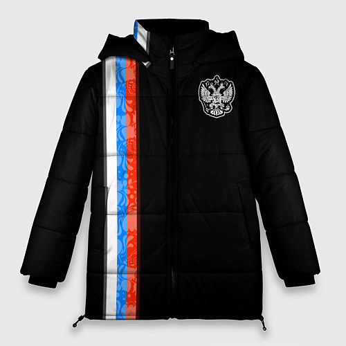 Женская зимняя куртка Russia - Black collection 2023 / 3D-Черный – фото 1