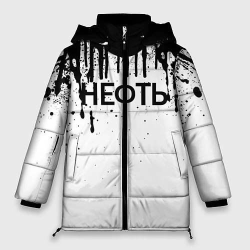 Женская зимняя куртка Нефть / 3D-Светло-серый – фото 1