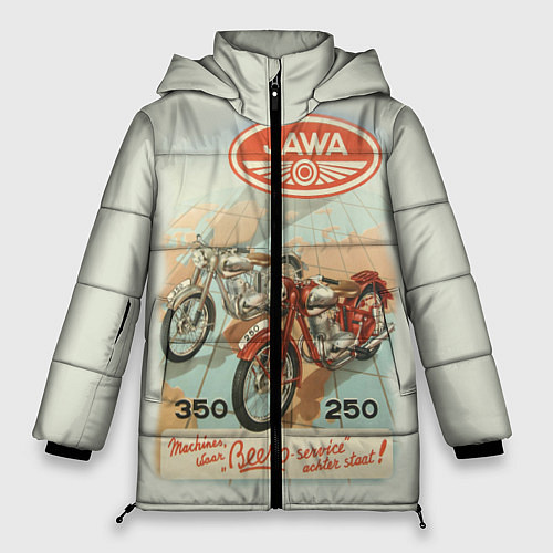 Женская зимняя куртка JAWA / 3D-Черный – фото 1