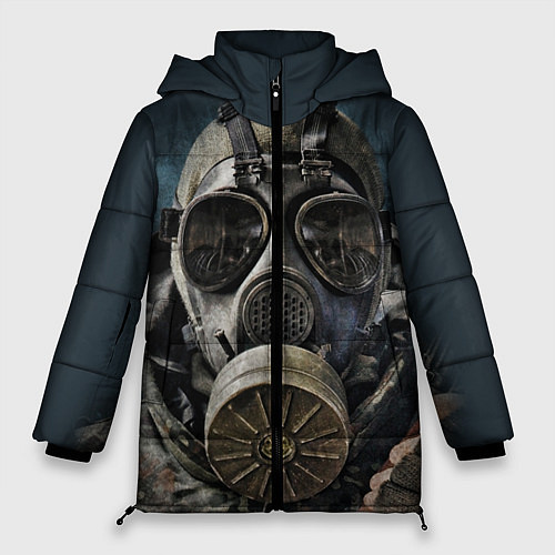 Женская зимняя куртка STALKER: Mask / 3D-Черный – фото 1