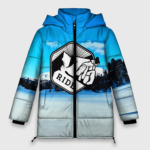Женская зимняя куртка Лыжный спорт / 3D-Черный – фото 1
