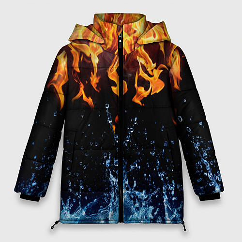 Женская зимняя куртка Две стихии / 3D-Черный – фото 1
