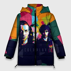 Куртка зимняя женская Coldplay, цвет: 3D-черный