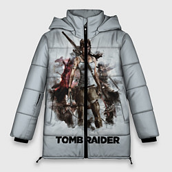 Куртка зимняя женская TOMB RAIDER, цвет: 3D-светло-серый