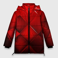 Женская зимняя куртка Red squares
