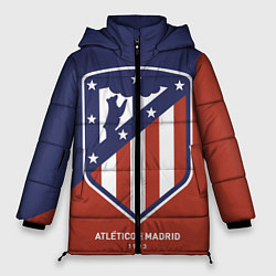 Куртка зимняя женская Atletico Madrid FC 1903, цвет: 3D-черный