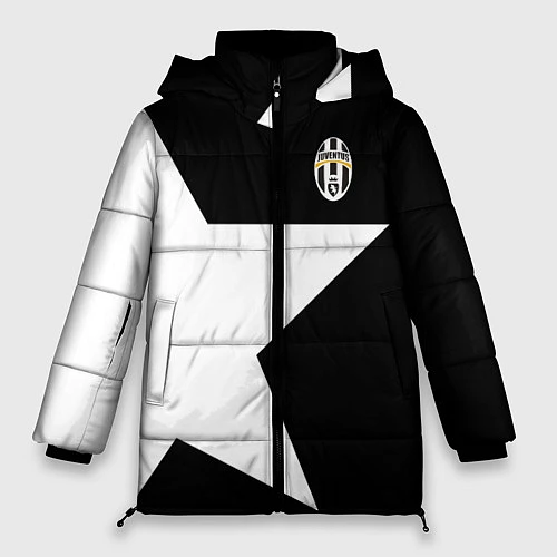 Женская зимняя куртка FC Juventus: Star / 3D-Черный – фото 1