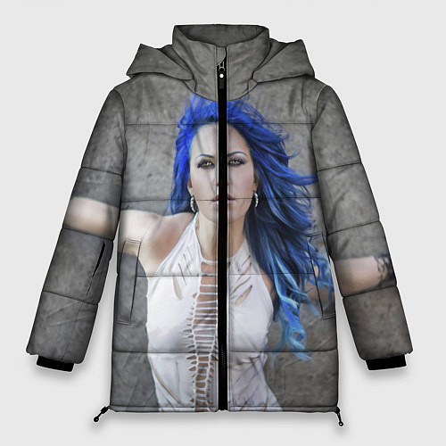 Женская зимняя куртка Arch Enemy: Alissa White-Gluz / 3D-Черный – фото 1