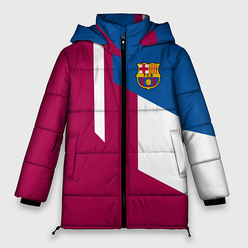 Женская зимняя куртка FC Barcelona 2018 / 3D-Черный – фото 1
