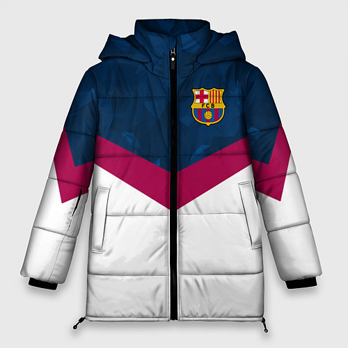 Женская зимняя куртка Barcelona FC: Sport / 3D-Черный – фото 1