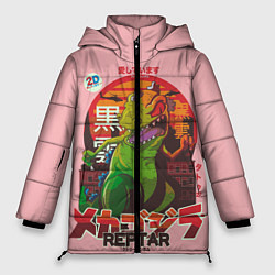 Куртка зимняя женская Godzilla Reptar, цвет: 3D-черный