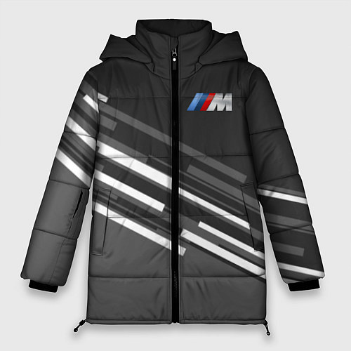 Женская зимняя куртка BMW: Sport Line / 3D-Светло-серый – фото 1