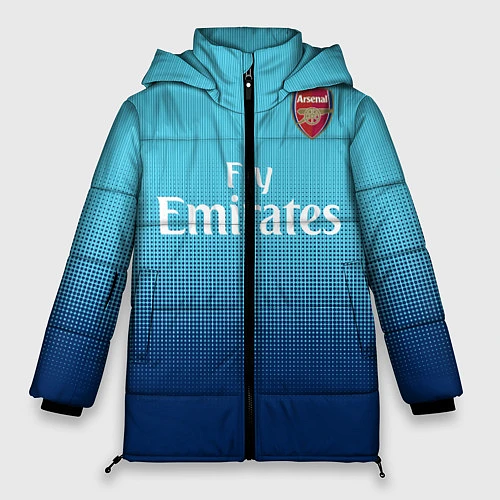 Женская зимняя куртка Arsenal FC: Blue Away 17/18 / 3D-Черный – фото 1