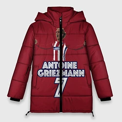 Куртка зимняя женская Antoine Griezmann 7, цвет: 3D-черный