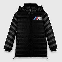 Куртка зимняя женская BMW M BLACK & GREY, цвет: 3D-красный