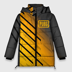 Куртка зимняя женская PUBG: Lines Style, цвет: 3D-черный