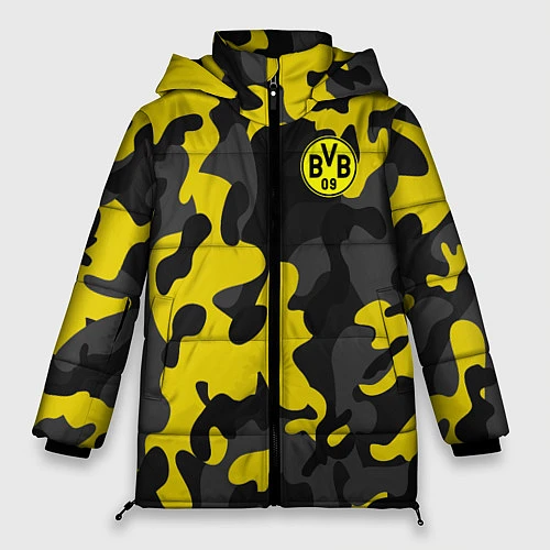 Женская зимняя куртка Borussia 2018 Military Sport / 3D-Черный – фото 1