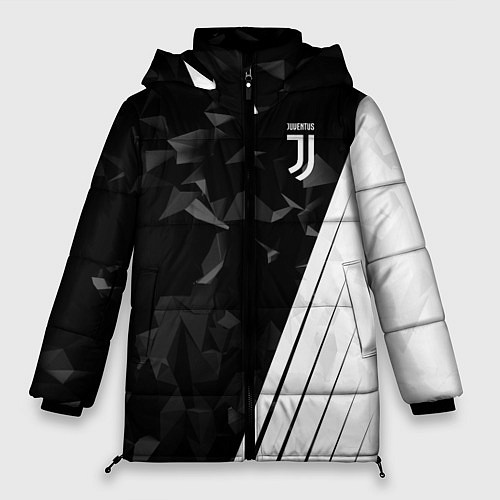 Женская зимняя куртка FC Juventus: Abstract / 3D-Светло-серый – фото 1