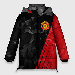 Куртка зимняя женская FC Manchester United: Abstract, цвет: 3D-красный