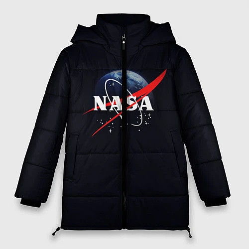 Женская зимняя куртка NASA: Black Space / 3D-Черный – фото 1