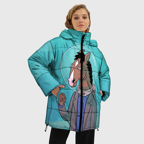 Женская зимняя куртка BoJack / 3D-Светло-серый – фото 3