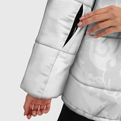 Куртка зимняя женская Сборная Англии, цвет: 3D-черный — фото 2