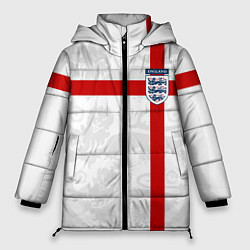 Куртка зимняя женская Сборная Англии, цвет: 3D-светло-серый