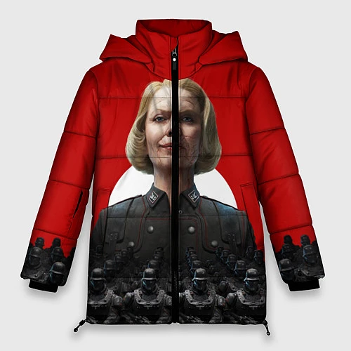Женская зимняя куртка Wolfenstein: Irene Engel / 3D-Черный – фото 1