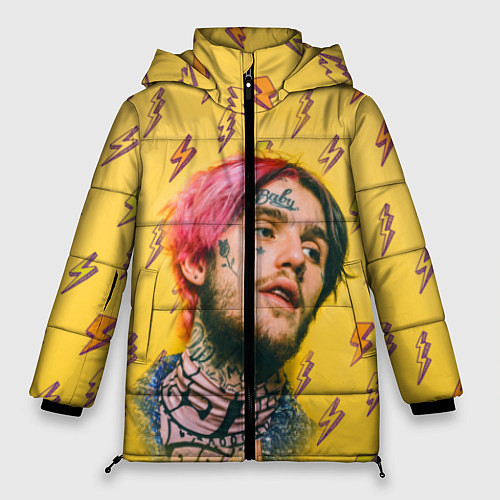 Женская зимняя куртка Thunder Lil Peep / 3D-Черный – фото 1