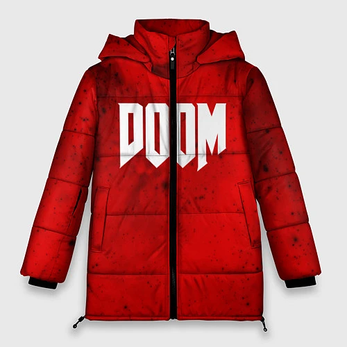 Женская зимняя куртка DOOM: Marsian Blood / 3D-Черный – фото 1