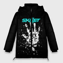 Куртка зимняя женская Skillet: Sick of it, цвет: 3D-светло-серый